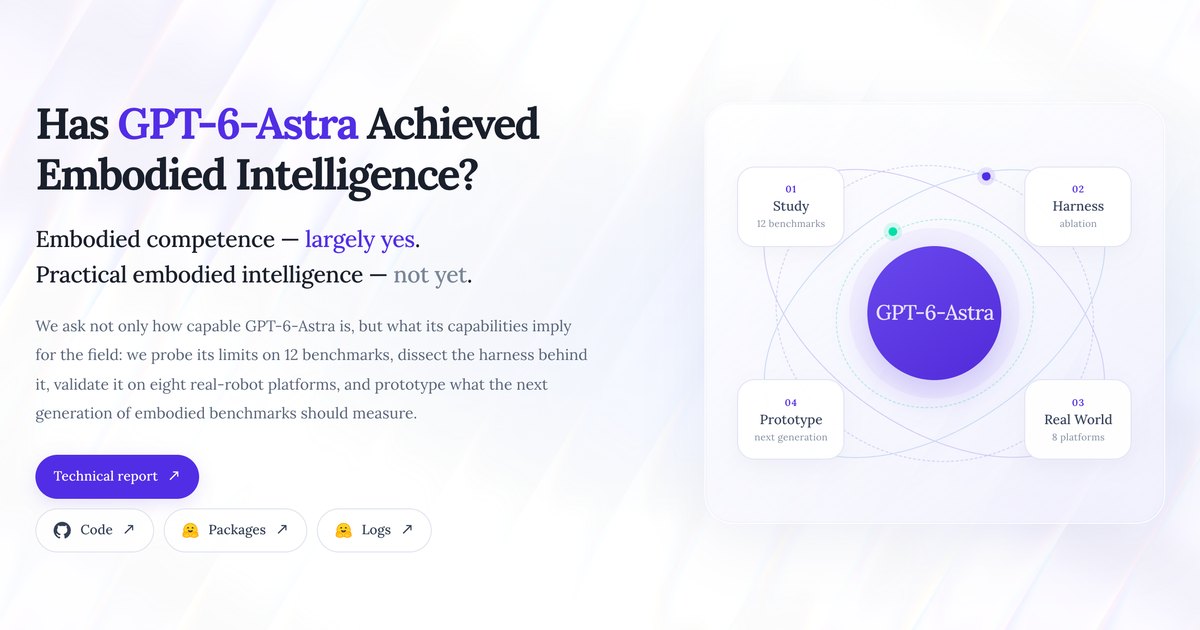 Has GPT-6-Astra Achieved Embodied Intelligence? project overview